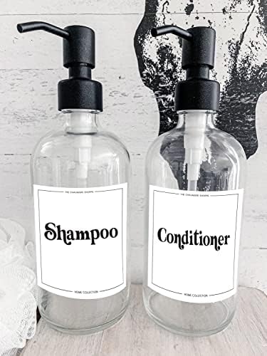 Етикети за сапун Chaumiere Vintage Farmhouse за бутилки, водоустойчиви Стикери, Сапун за ръце, сапун за миене на съдове, Шампоани,